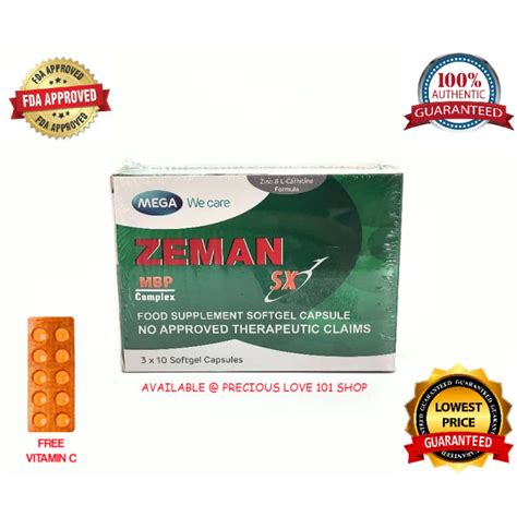 Zeman SX Food Supplement Capsule 30s .